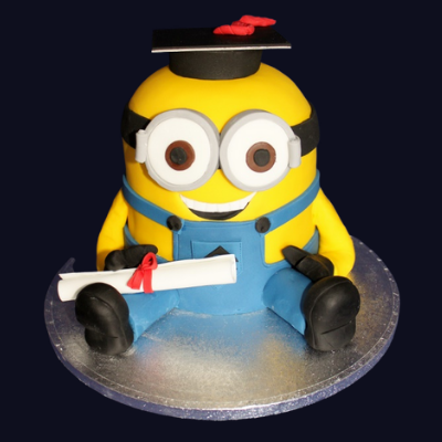 3D Graduation Minion