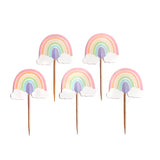 Pastel Rainbow Toppers