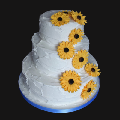 Rough Frosting & Sunflowers