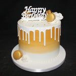 Ombre Gold Drip