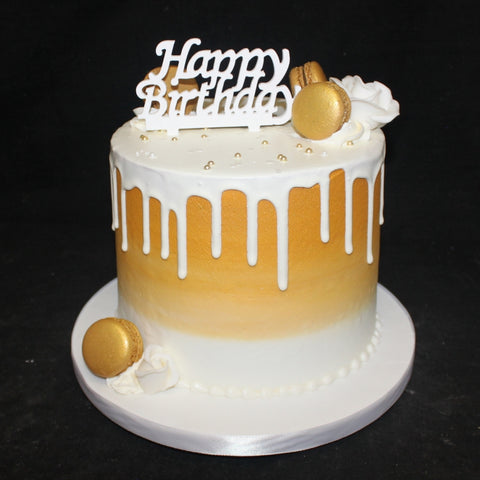 Ombre Gold Drip