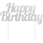 Silver Birthday Topper