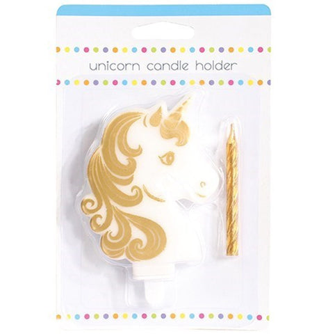 Unicorn Head Candle