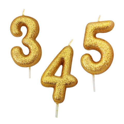 Gold Single Candle