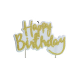 Gold Birthday Candle
