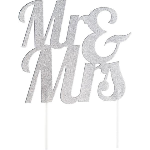 Mr & Mrs Silver Topper