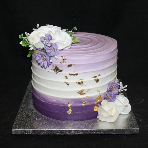 Ombre Frosting & Flowers